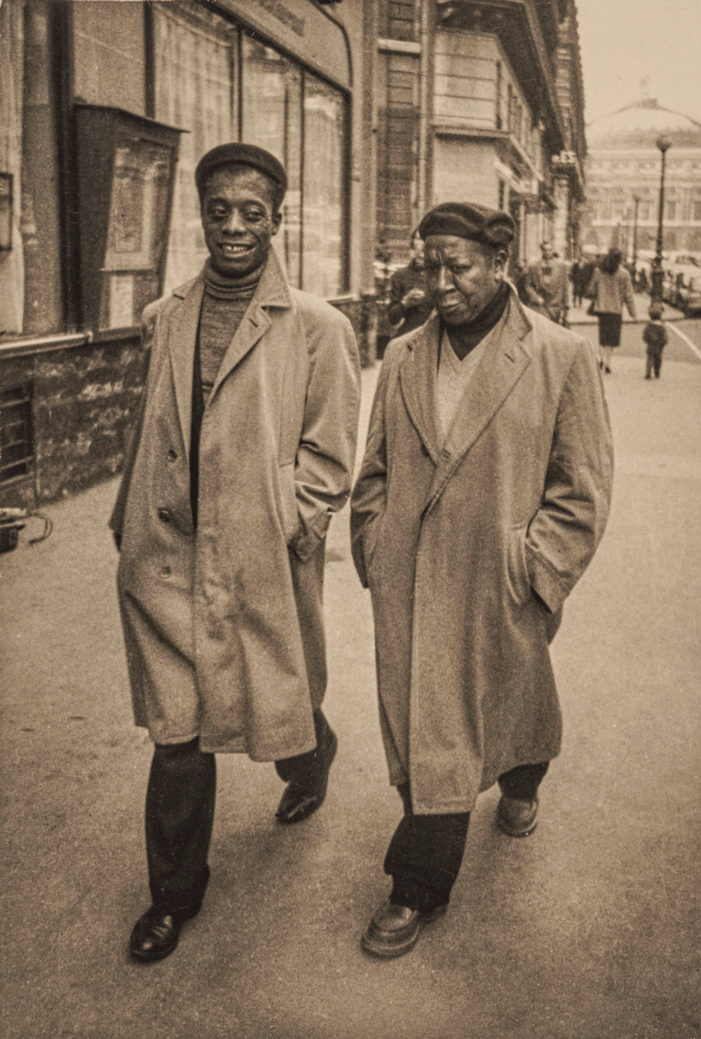 James-Baldwin-et-Beauford-Delaney,-Paris,-vers--1960