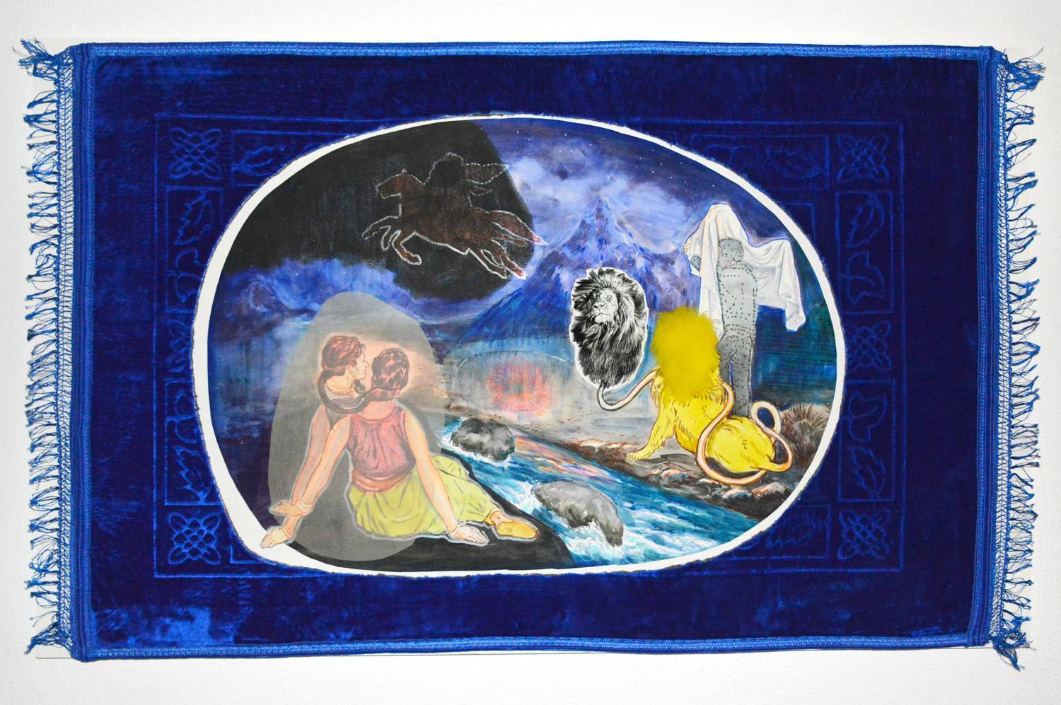 Tapi-dans-l_ombre-des-rêves--Technique-mixte-sur-papier-marouflé-sur-papier-80x132---2024