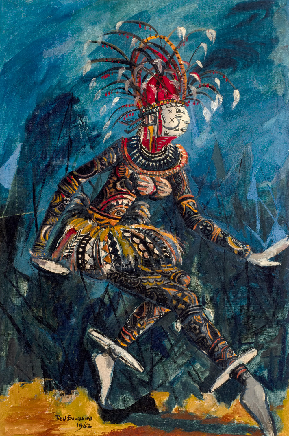 1.-Ben-Enwonwu,-The-Dancer-(Agbogho-Mmuo---Maiden-Spirit-Mask)-1962-©-Ben-Enwonwu-Foundation,-courtesy-Ben-Uri-Gallery-&-Museum-(1)