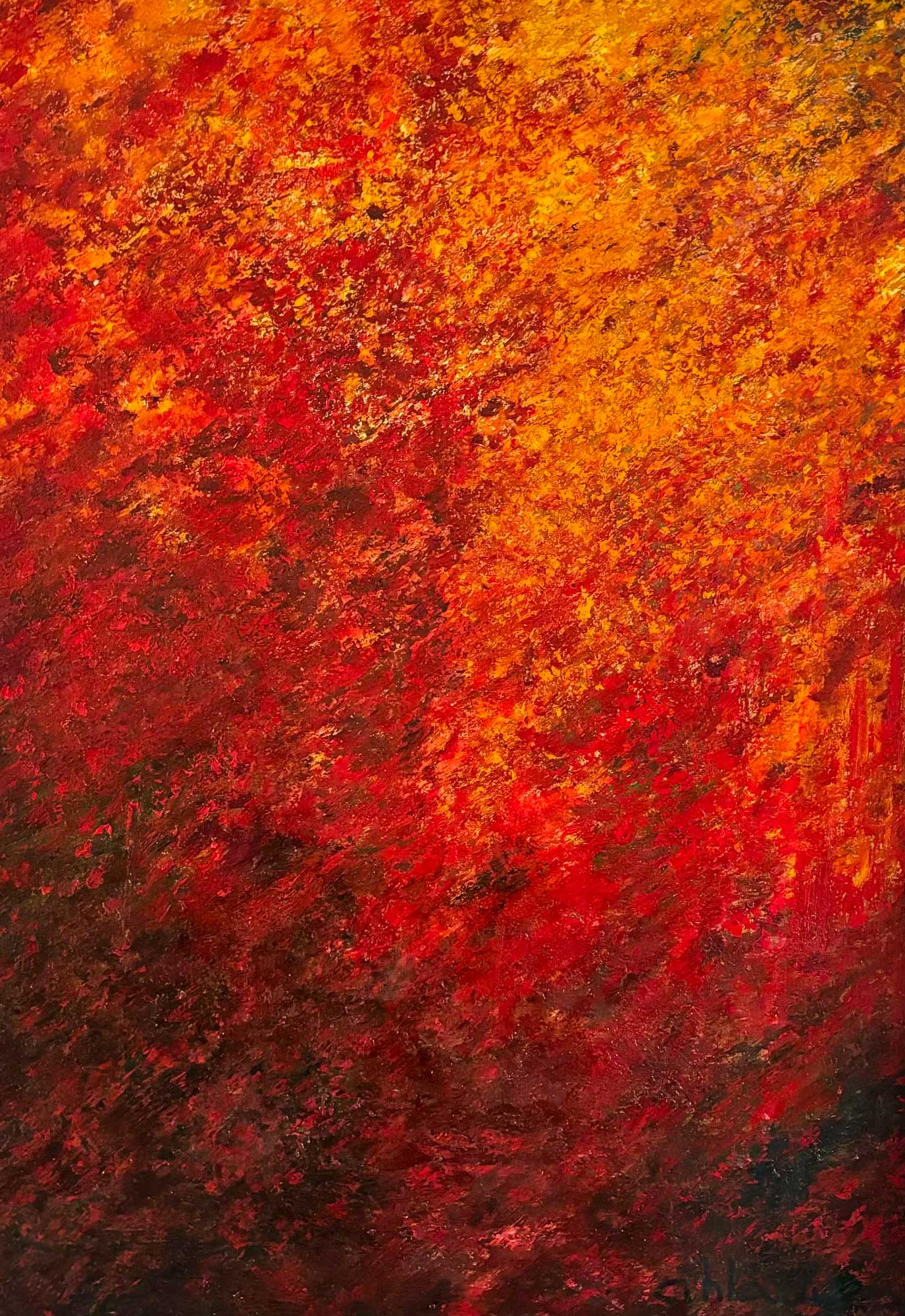 Ahlam-Lemseffer-Eclat-I-1994.Huile-sur-toile-92-x-655-cm