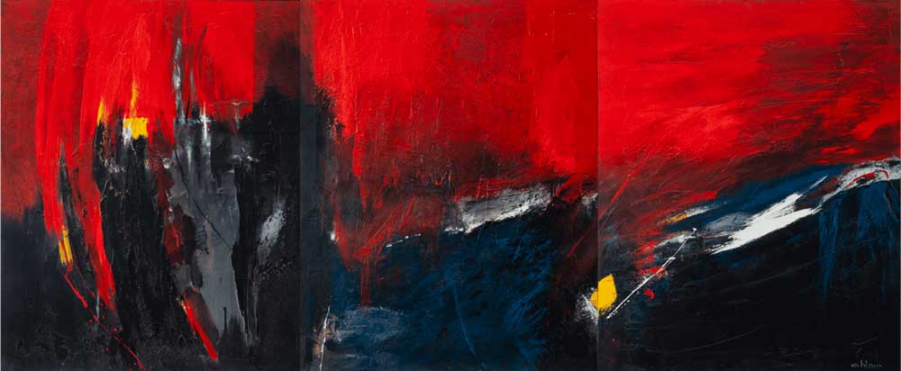 Ahlam-Lemseffer-Memoire-vive-1999.-Technique-mixte-sur-toile-sur-toile.-92x65-cm